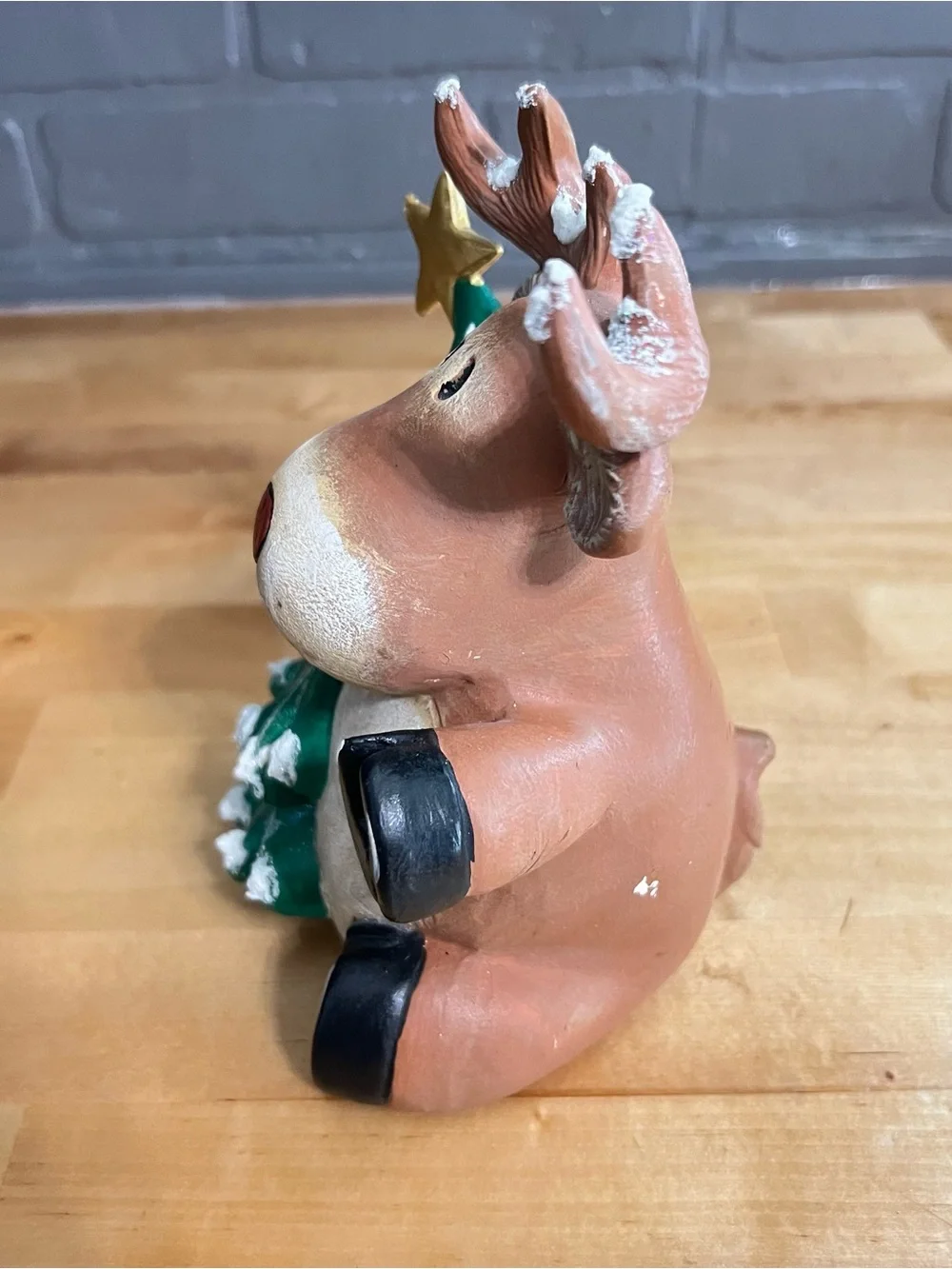 5”x 7” Christmas Reindeer and  8” Decorative Snowman Bundle